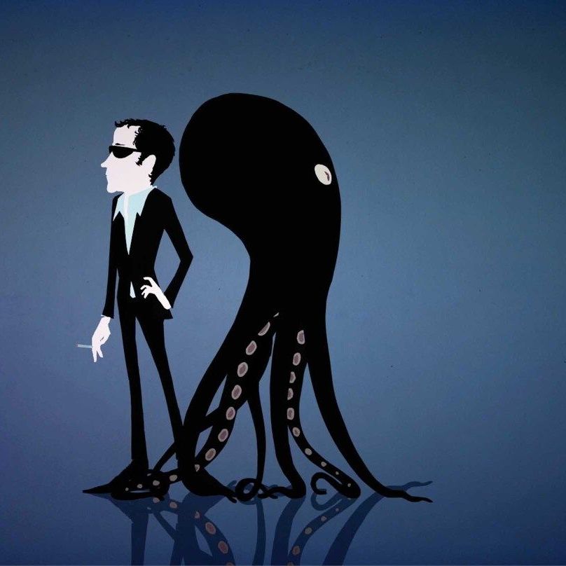  Roberto Prual Reavis e Philippe Arnaud Agent realizzano l’illustrazione di Jacopo Foggini e del suo amico polipo, per un video installazione alla Triennale di Milano. 