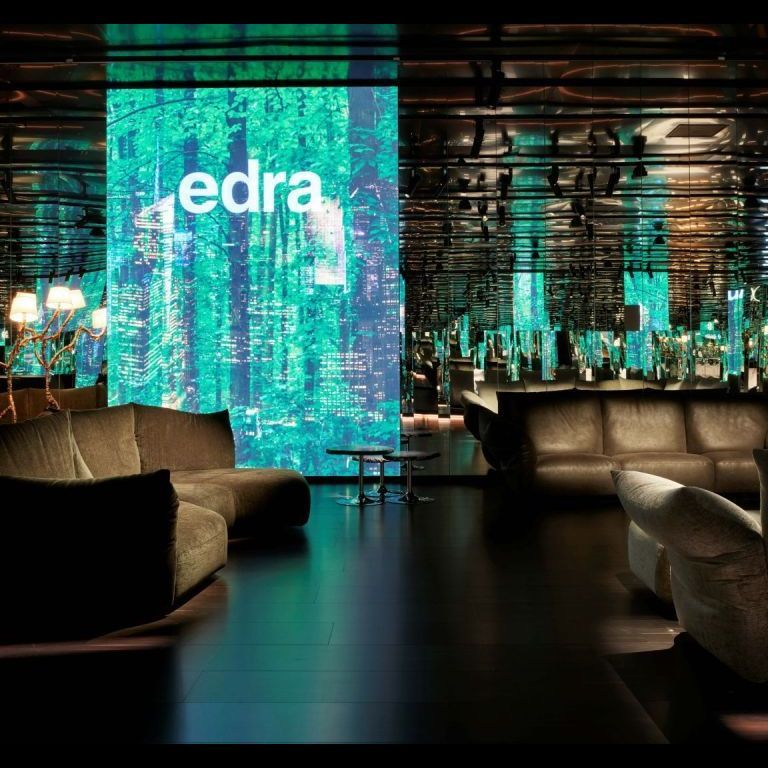  The collection inside the company’s headquarters in the renovated Perignano Showroom in Pisa 