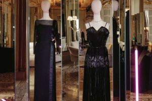  Black" clothes. A selection of garments worn by the diva, signed by Biki Milan. 