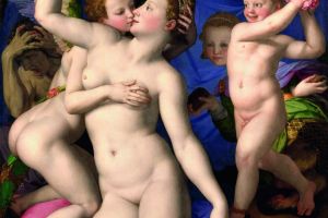  “An Allegory with Venus and Cupid” Agnolo Bronzino, 1540-1545, National Gallery, London. 