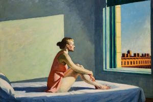 &ldquo;Morning Sun&rdquo;. 
The 1952 painting by Edward Hopper, held at the Columbus Museum of Art in Columbus, Ohio, United States. 