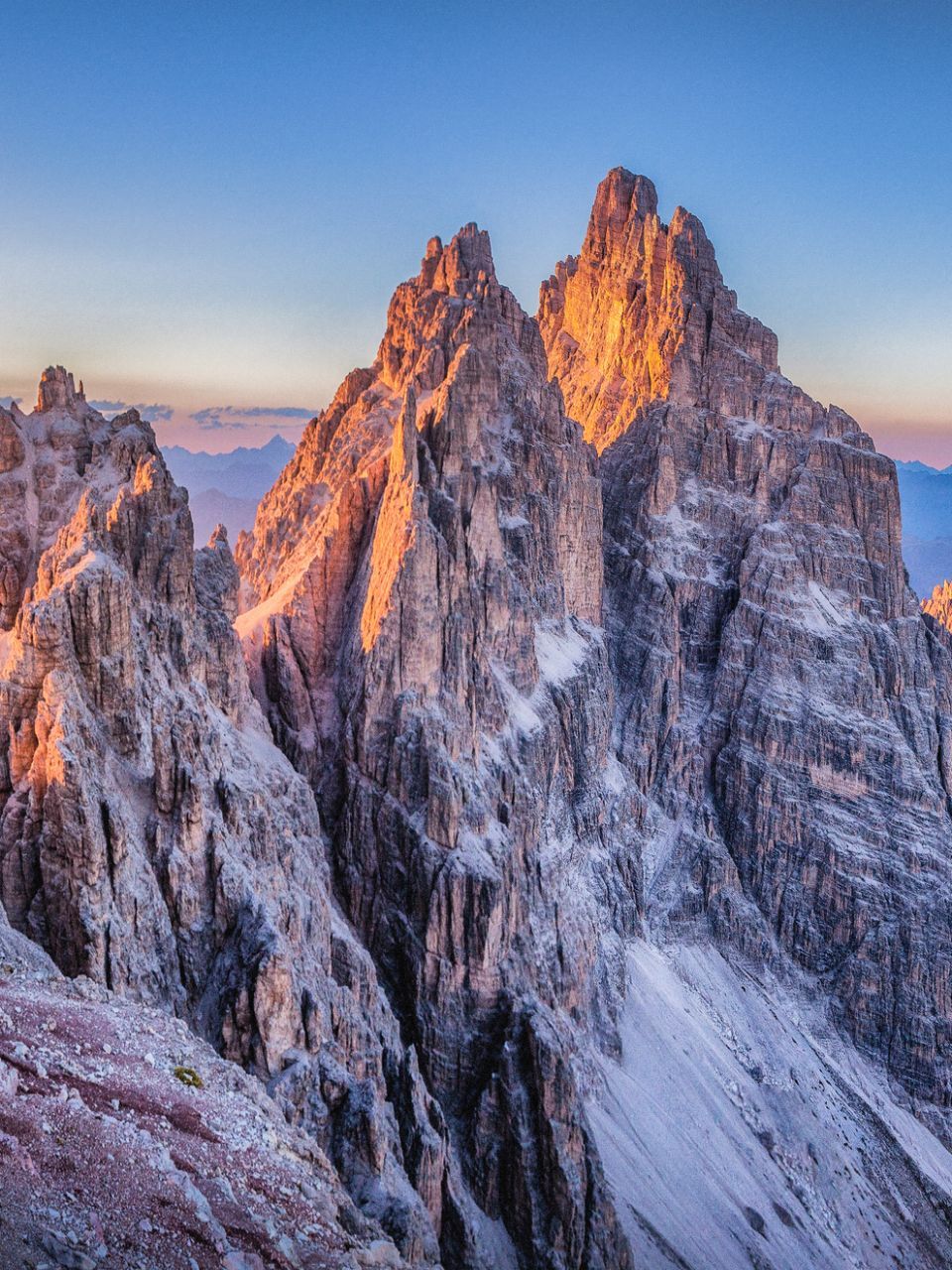  Vista delle Dolomiti. 
