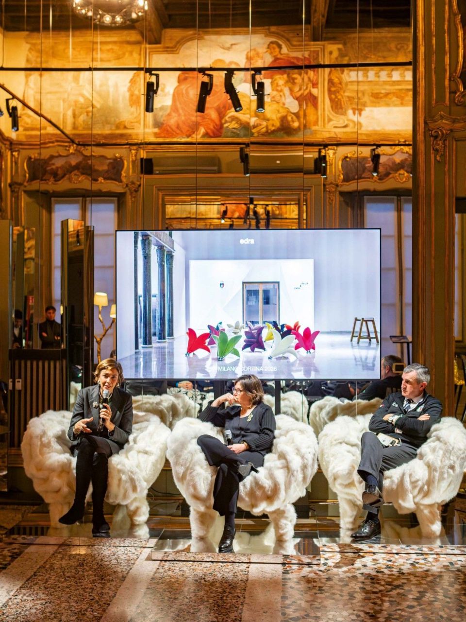  Une soir&eacute;e en l&rsquo;honneur de Casa Italia, organis&eacute;e au Palazzo Durini le 13 f&eacute;vrier 2026. 